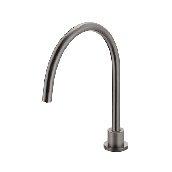Round High-Rise Swivel Hob Spout, Shadow