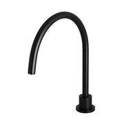 Round High-Rise Swivel Hob Spout, Matte Black
