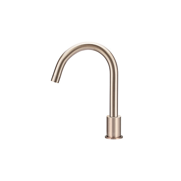 Round Hob Mounted Swivel Spout, Champagne