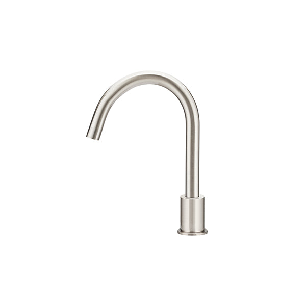 Round Hob Mounted Swivel Spout, Brushed Nickel