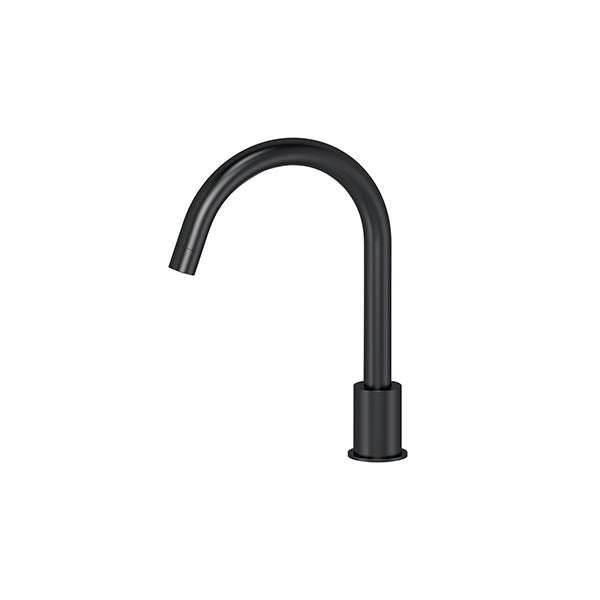 Round Hob Mounted Swivel Spout, Matte Black