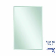 Thermogroup Montana Rectangle 25mm Bevel Edge Mirror - 1200x800mm Glue-to-Wall