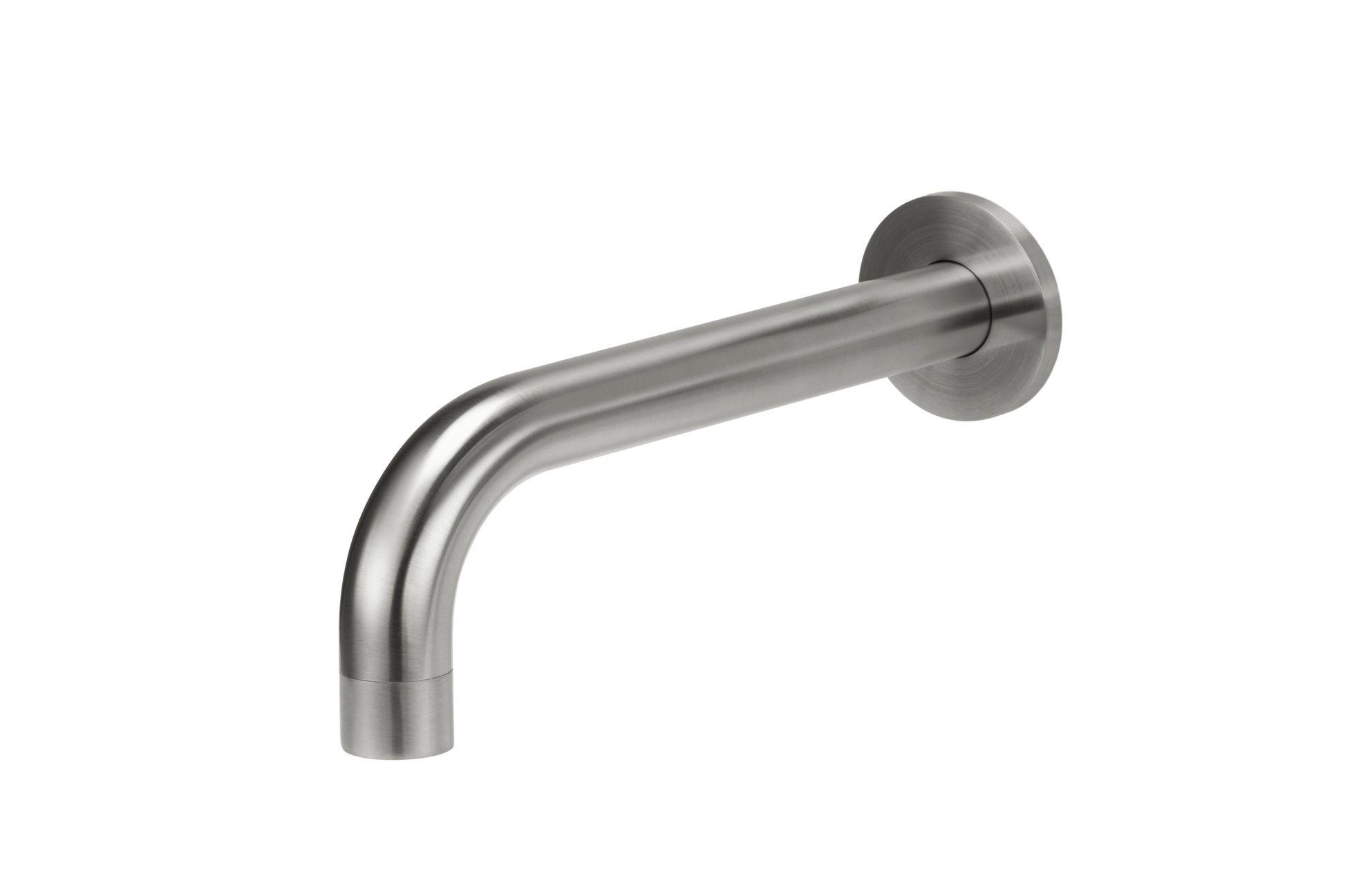 Outdoor Universal Round Curved Spout SS316, Stainless Steel