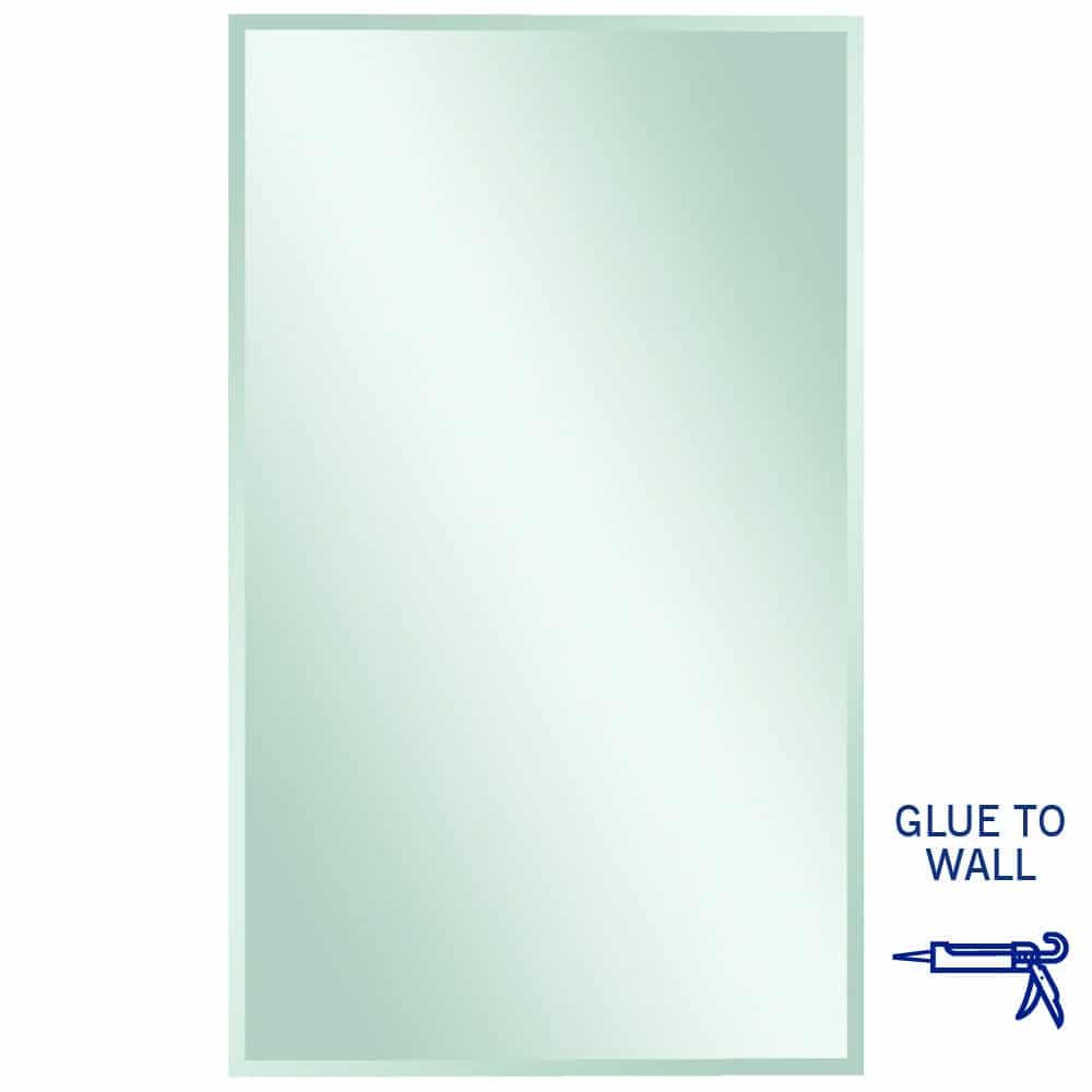 Thermogroup Montana Rectangle 25mm Bevel Edge Mirror - 1500x900mm Glue-to-Wall