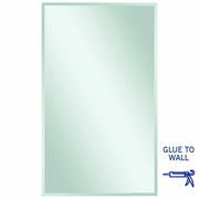 Thermogroup Montana Rectangle 25mm Bevel Edge Mirror - 1500x900mm Glue-to-Wall
