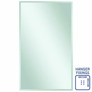 Thermogroup Montana Rectangle 25mm Bevel Edge Mirror - 1500x900mm with Hangers