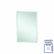 Thermogroup Montana Rectangle 25mm Bevel Edge Mirror - 600x900mm with Hangers