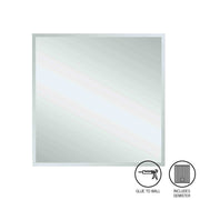 Thermogroup Montana Square 25mm Bevel Edge Mirror - 750x750mm Glue-to-Wall with Demister