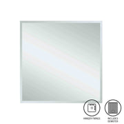 Thermogroup Montana Square 25mm Bevel Edge Mirror - 750x750mm with Hangers and Demister