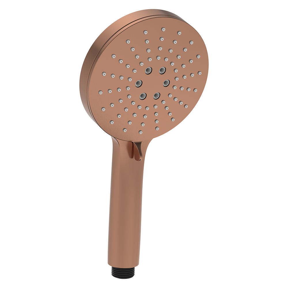 Fienza Empire Slim Handheld Shower Head 3 Function, Brushed Copper