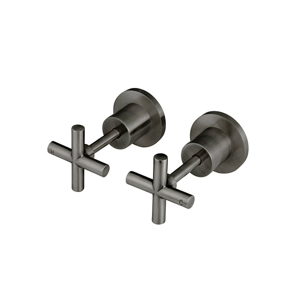 Cross Handle Jumper Valve Wall Top Assemblies, Shadow
