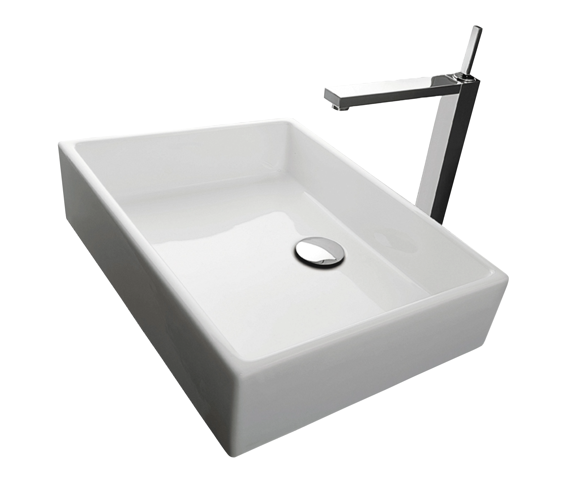 Studio Bagno Manhattan 50 Bench Basin, Gloss White