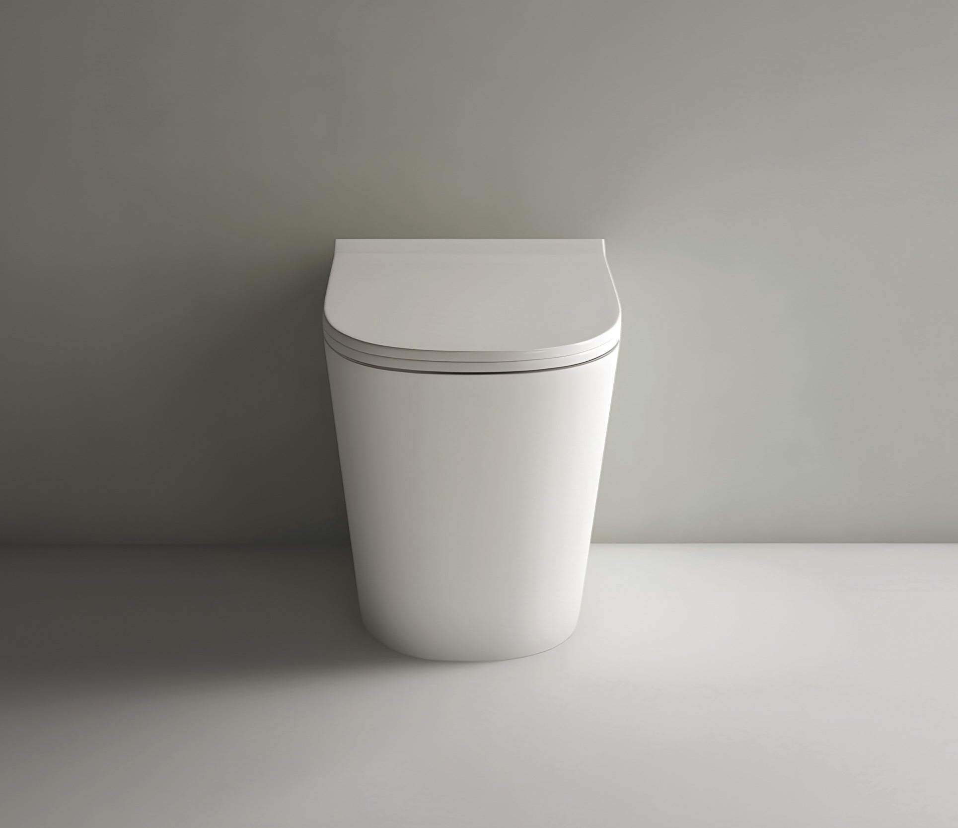 Studio Bagno Manhattan Matte White Wall Faced Package with Expert Evo Pneumatic Cistern