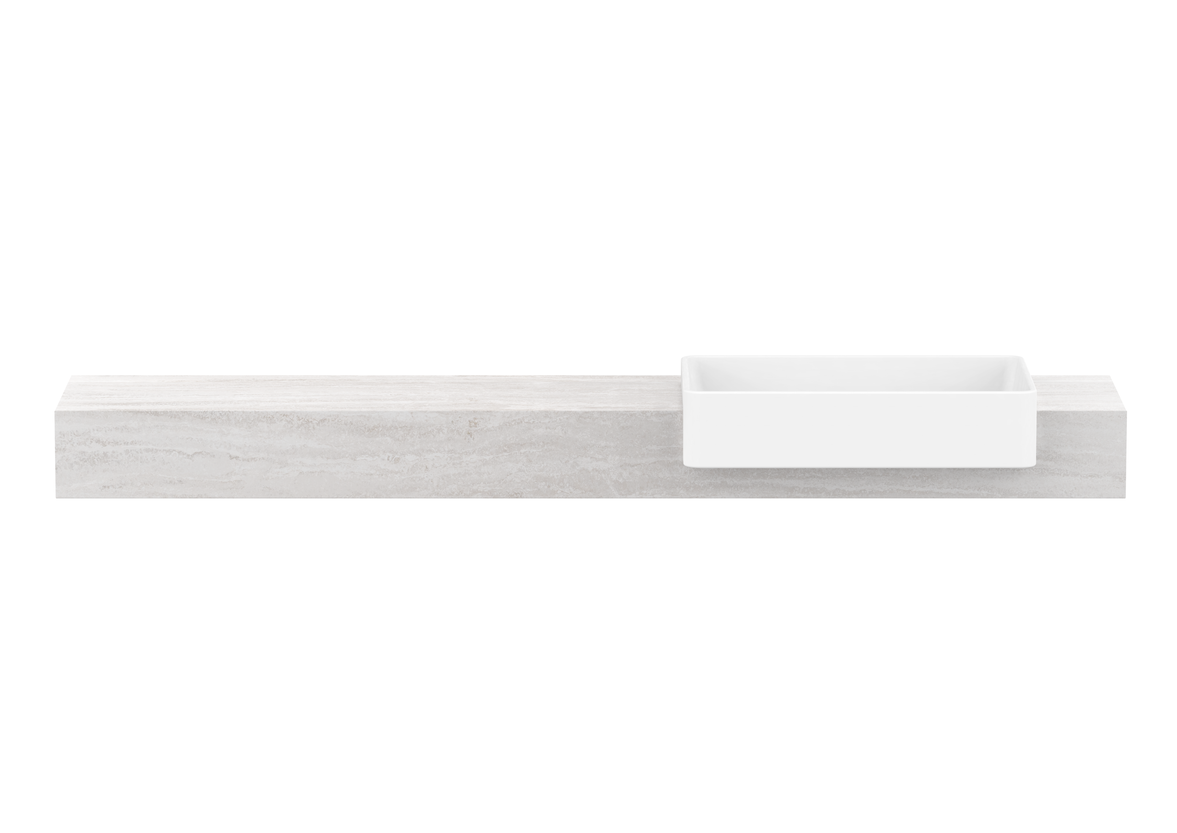 ADP Michel Semi-Recessed Wall Hung Vanity