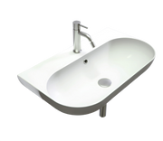 Studio Bagno Milady 70 Bench/Wall Basin 1TH, Gloss White