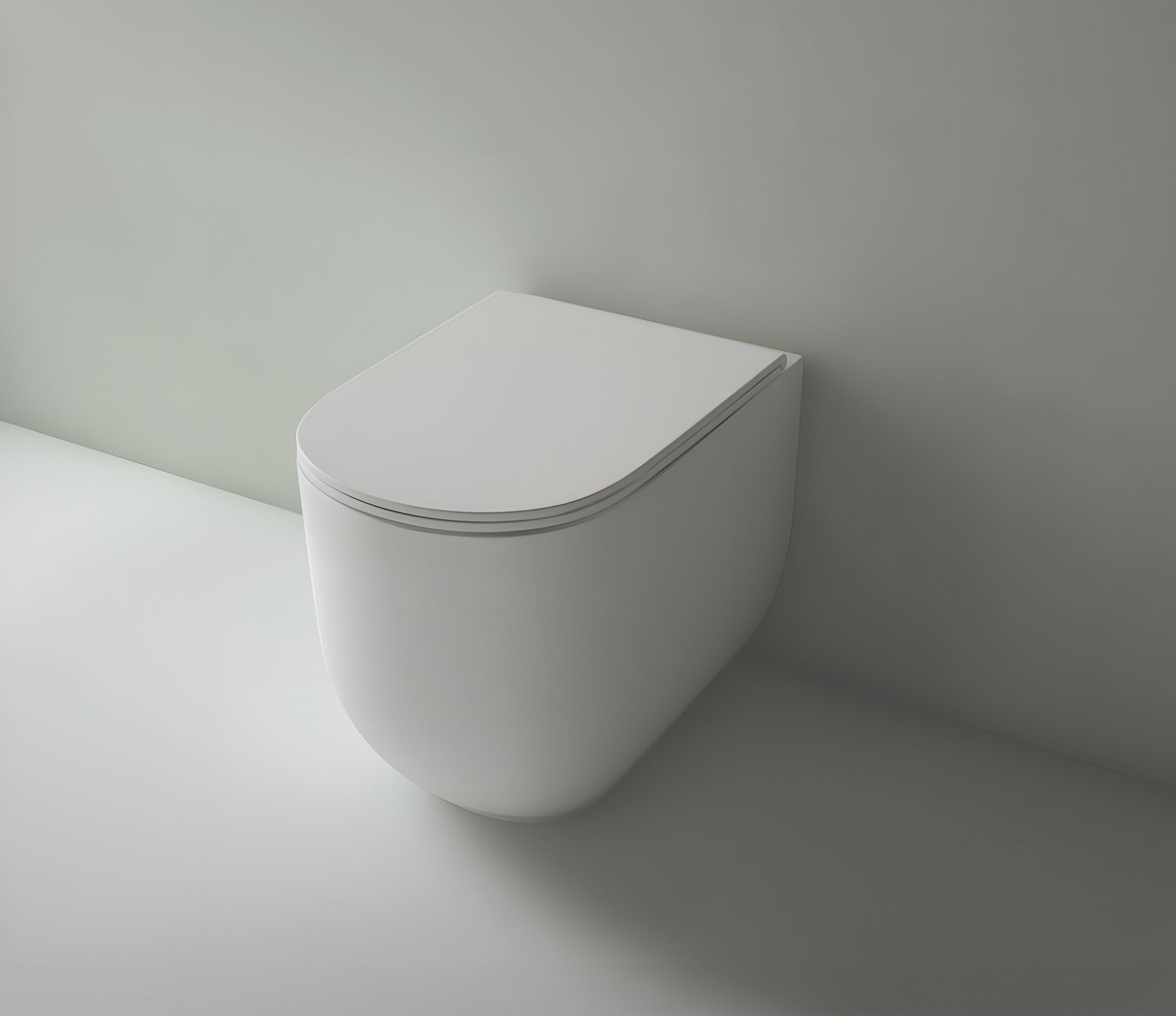 Studio Bagno Milady Wall Faced Package with OLI 74 Mechanical Cistern, Gloss White