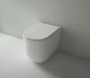 Studio Bagno Milady Wall Faced Package with Expert Evo Pneumatic Cistern, Gloss White