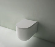Studio Bagno Milady Wall Hung Package with Expert Evo w/ Frame Mechanical Cistern, Gloss White