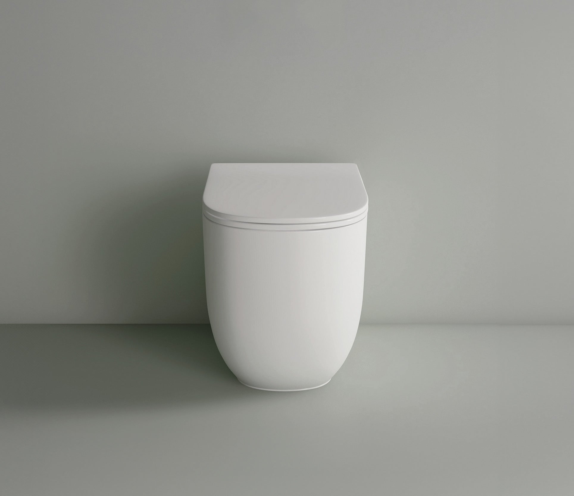 Studio Bagno Milady Wall Faced Package with OLI 74 Mechanical Cistern, Gloss White