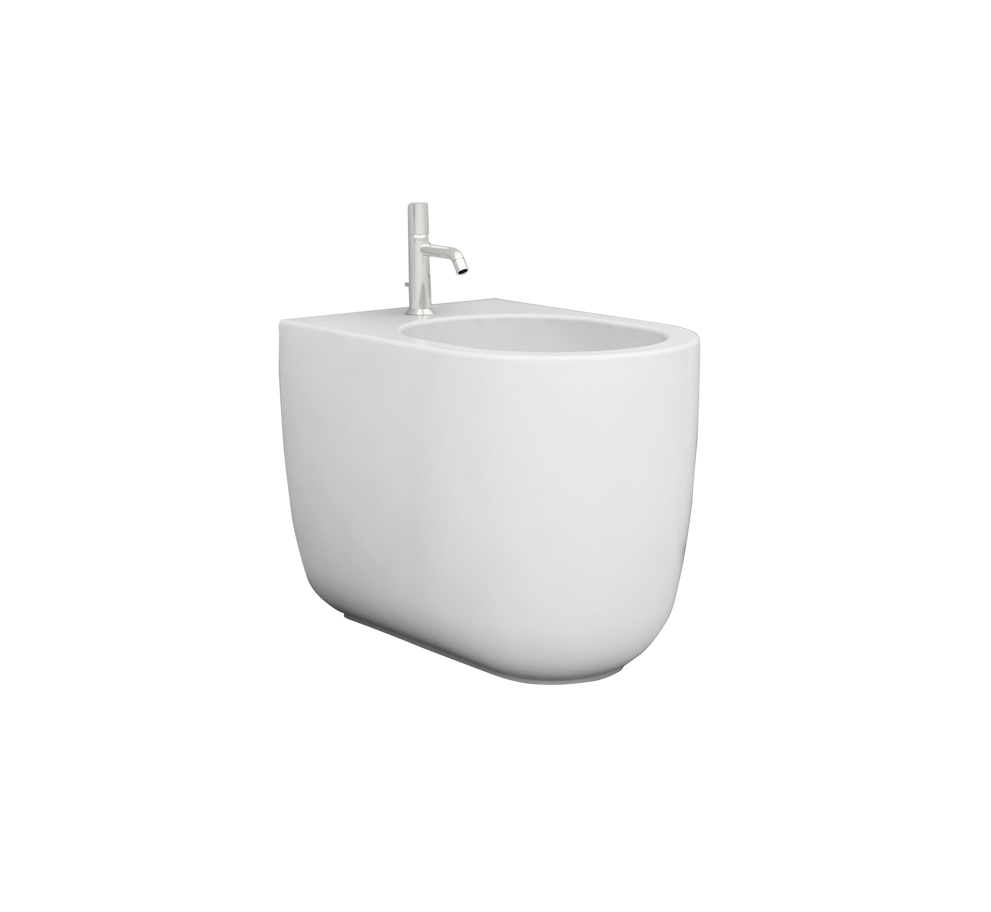 Milady Wall Faced Bidette-Gloss White_Studio Bagno