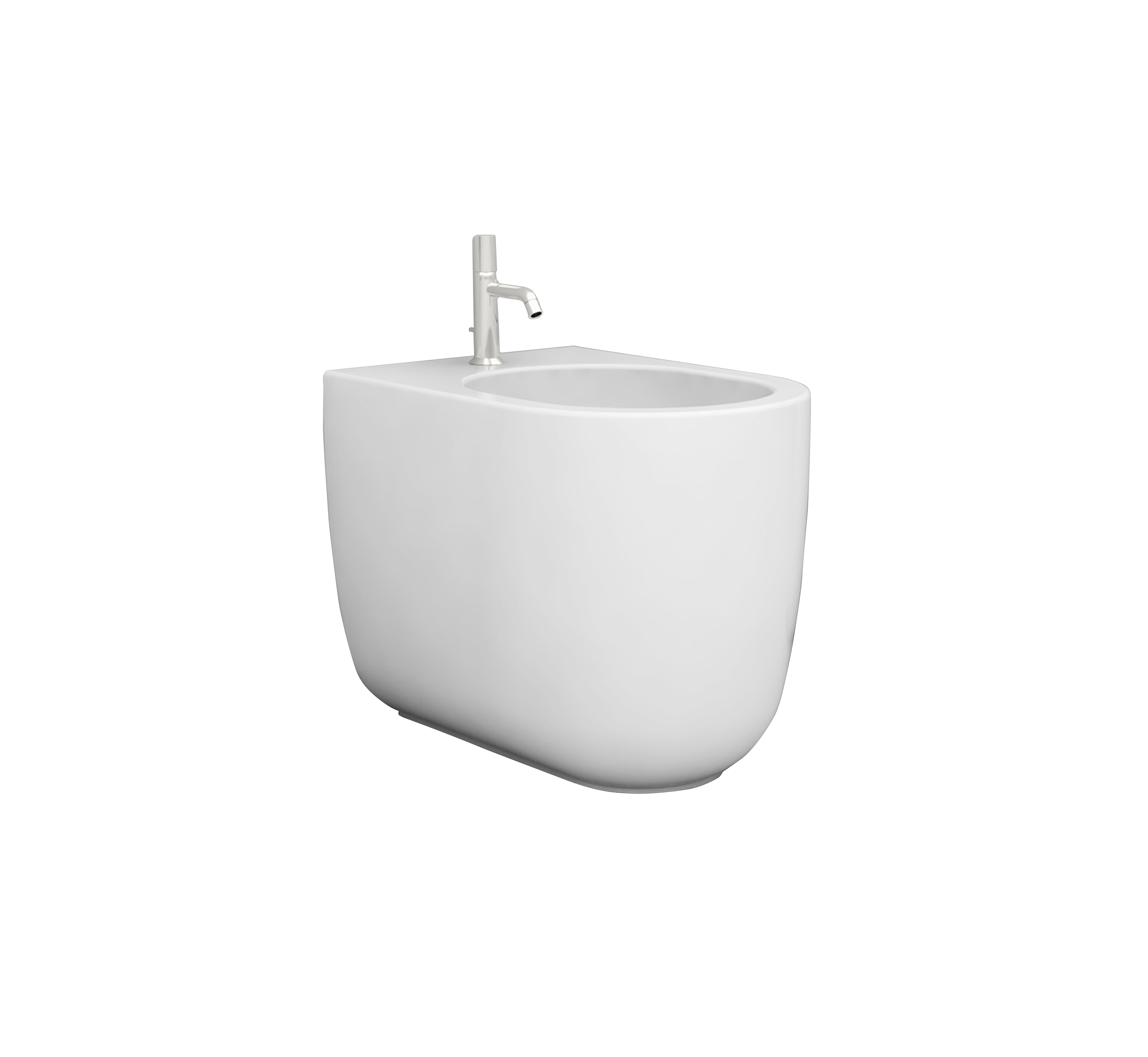 Milady Wall Faced Bidette-Gloss White_Studio Bagno