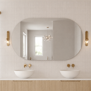 Milano Pill 1500x900mm Frameless Polished Edge Mirror