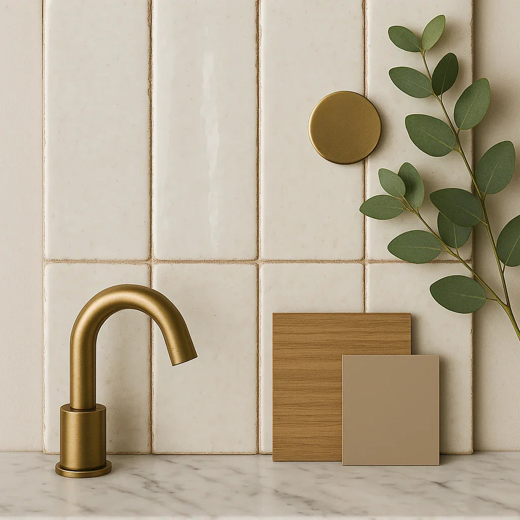 Milano Artisan Gloss Off-White 60x240mm Subway Tile