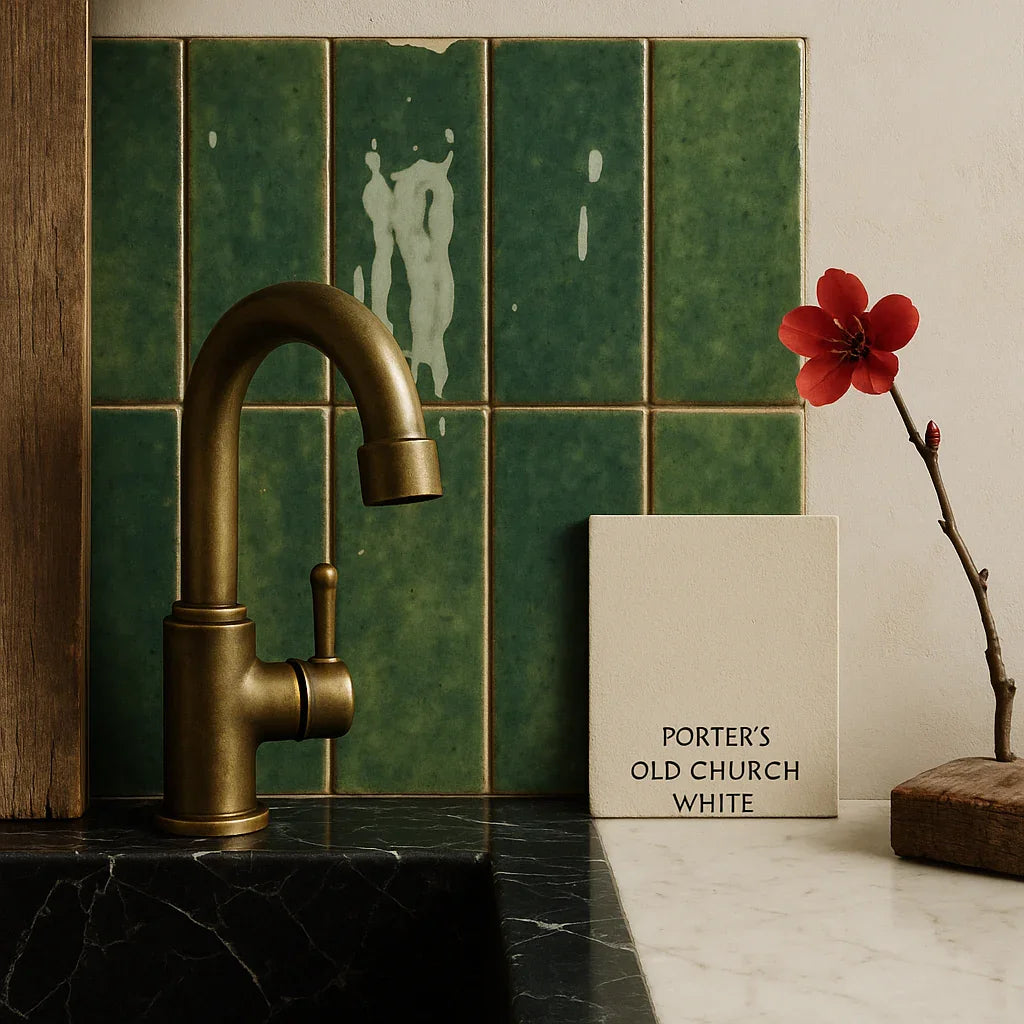 Milano Artisan Gloss Nostalgic Green 60x240mm Subway Tile