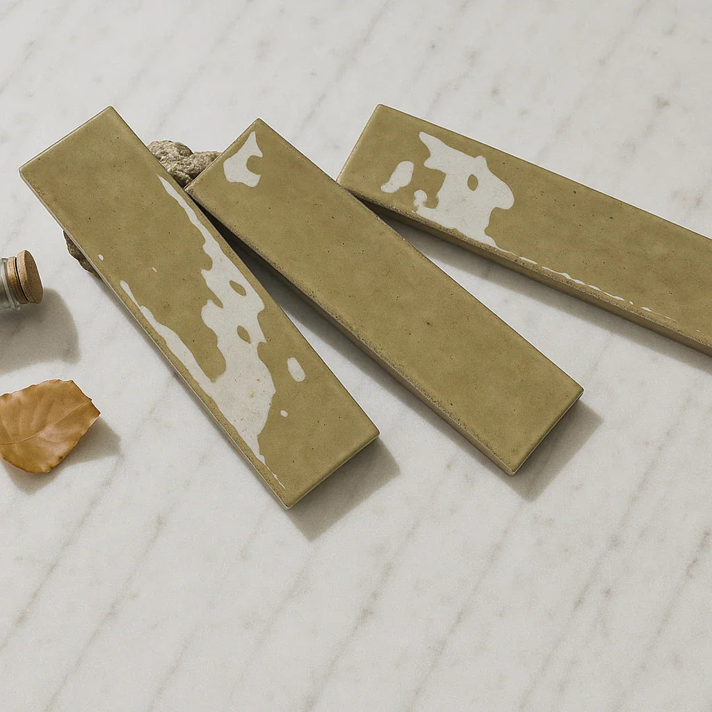 Milano Artisan Gloss Zingiber 60x240mm Subway Tile