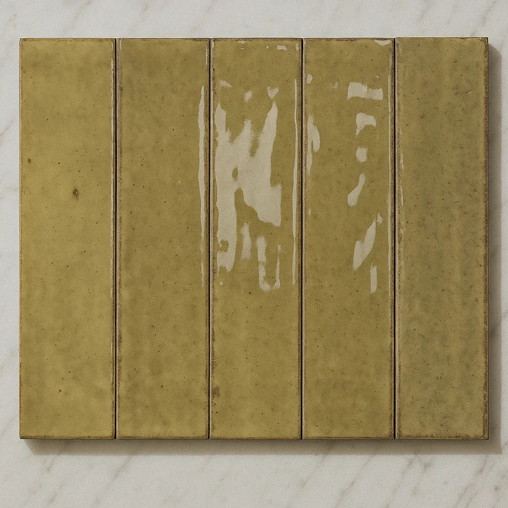 Milano Artisan Gloss Zingiber 60x240mm Subway Tile