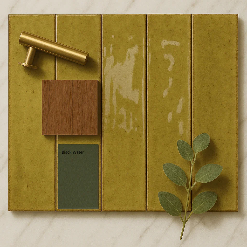 Milano Artisan Gloss Zingiber 60x240mm Subway Tile