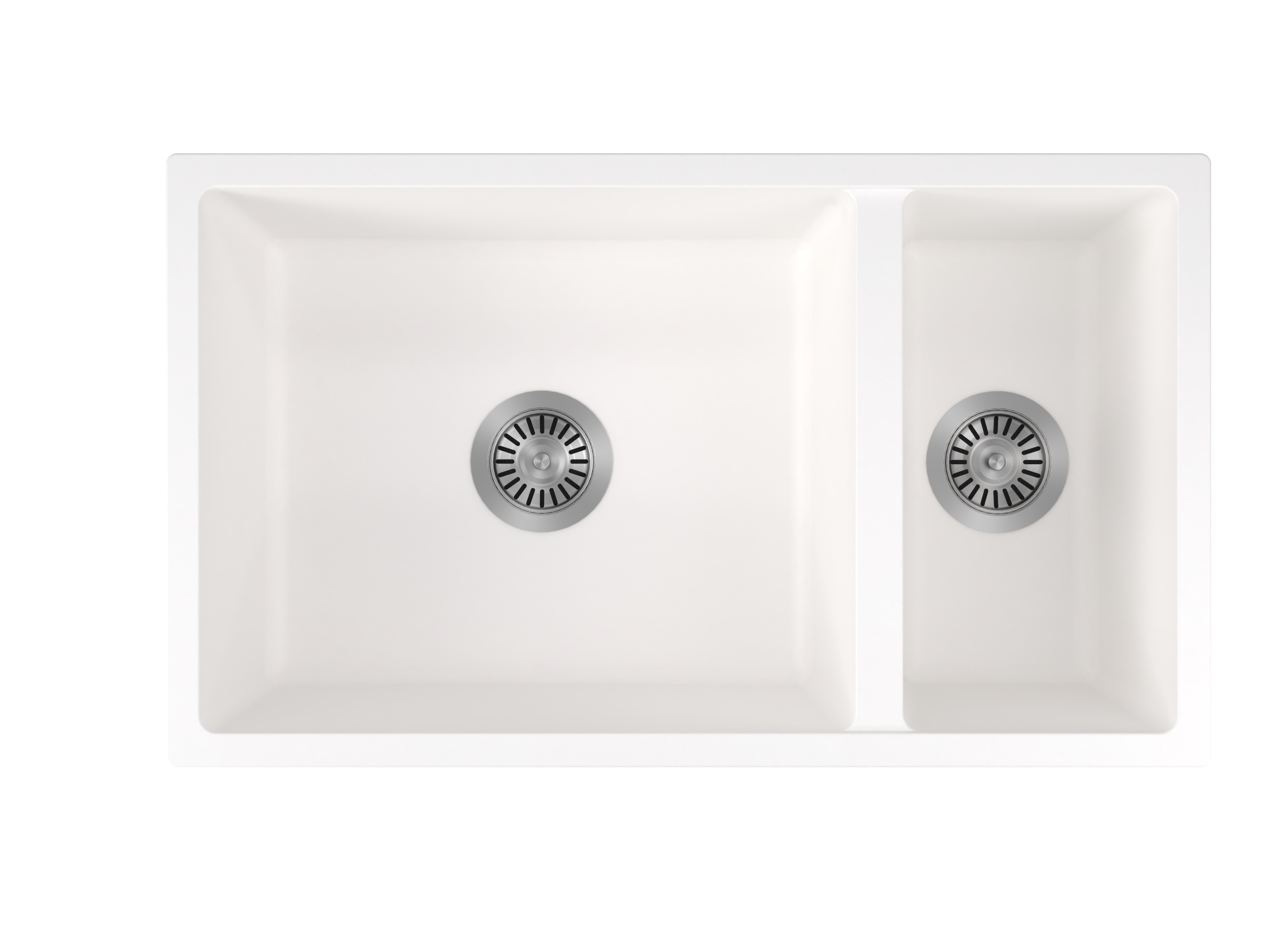 Milano Granite 735mm Double Bowl Sink