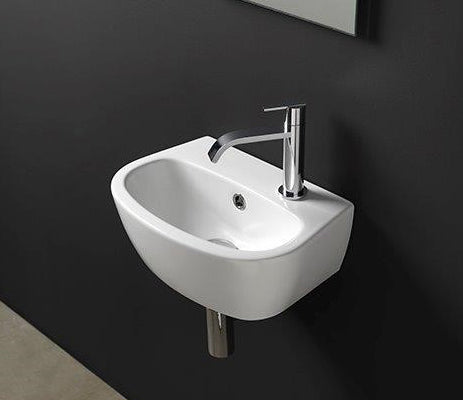 Studio Bagno Mini Milk bench/wall basin 1TH Left
