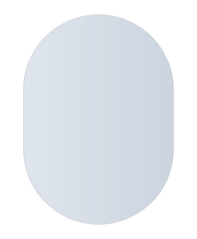 Thermogroup Duke Polished Edge Pill Mirror 500x700mm Glue-to-Wall