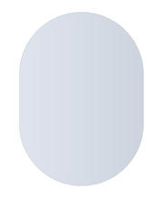 Thermogroup Duke Polished Edge Pill Mirror 500x700mm Glue-to-Wall and Demister