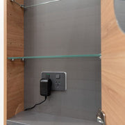 ADP Mirrored Cabinet Power Point Anthracite