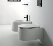 Studio Bagno Monolith Wall Hung Package with OLI 74 w/ Frame Pneumatic Cistern, Gloss White