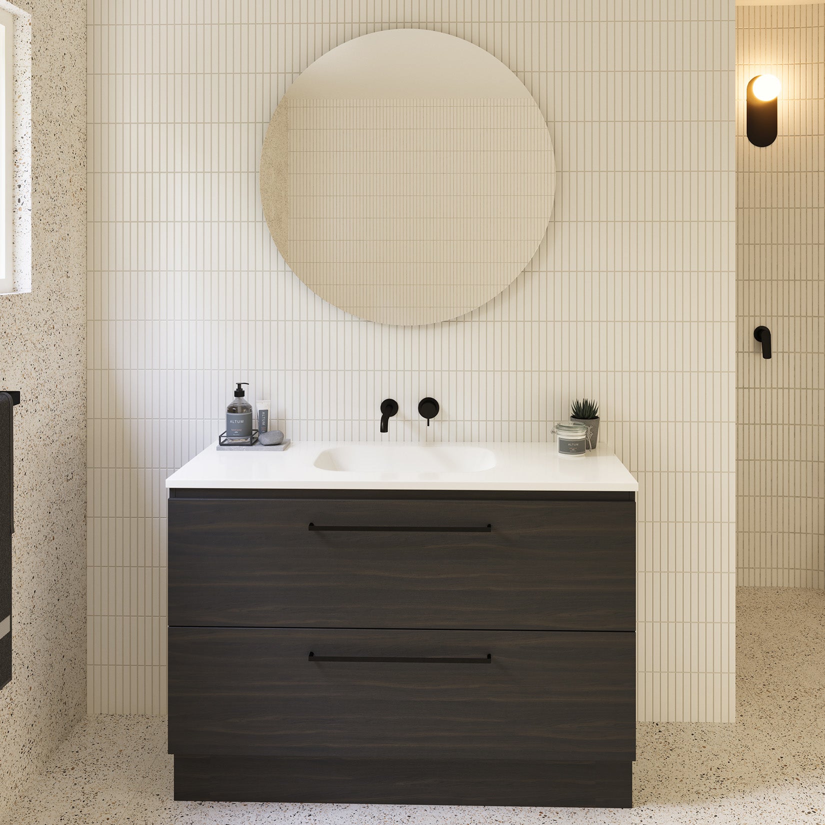 Timberline Nevada Plus Freestanding Vanity On Kickboard
