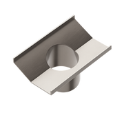 Nero Floor Grate V Channel 50mm Outlet Only