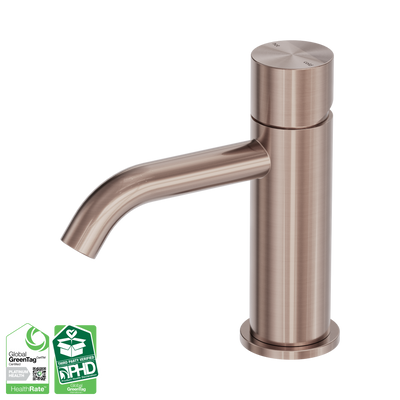 Nero Zen SS316L Basin Mixer Handless, Brushed Bronze