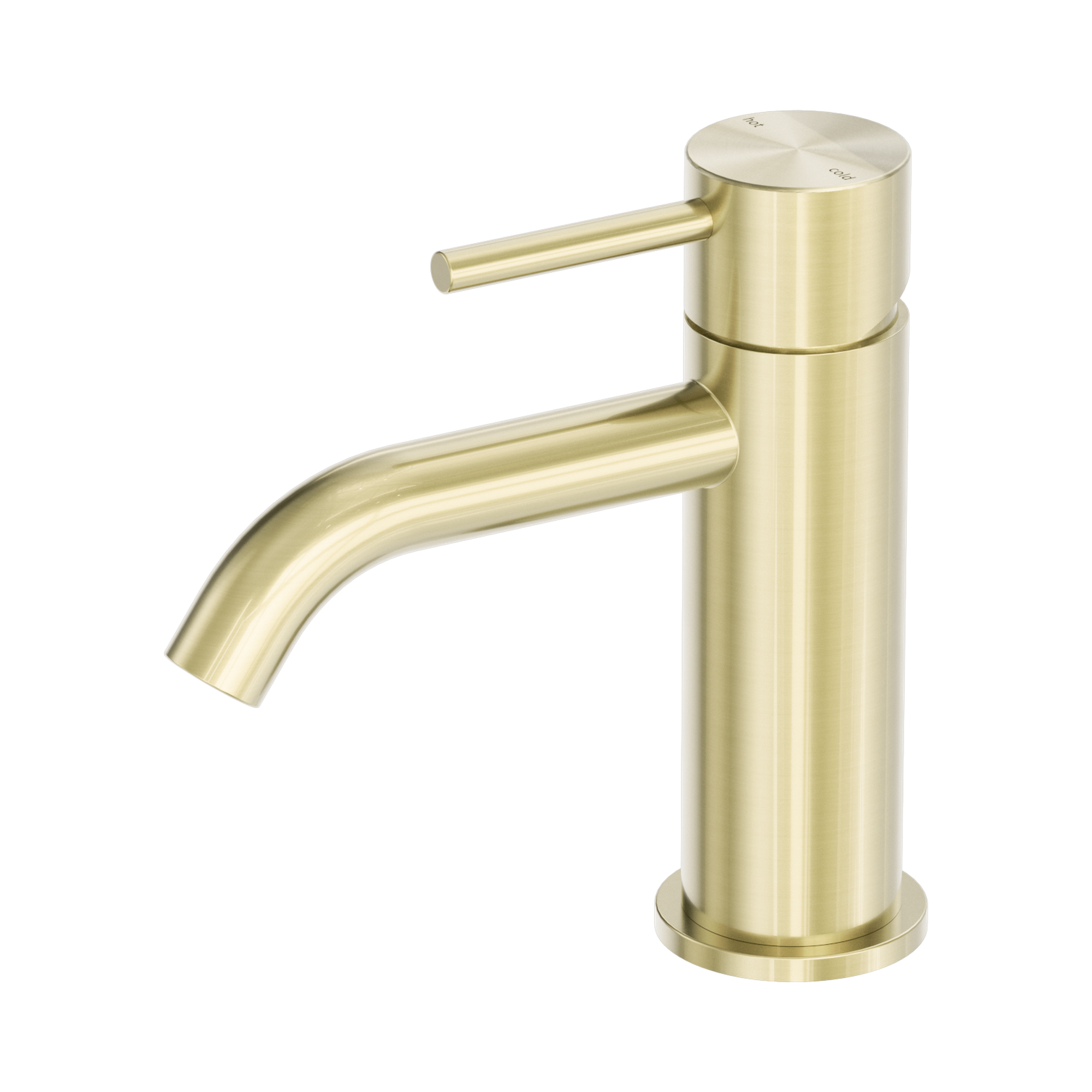 Nero Zen SS316L Basin Mixer, Brushed Gold
