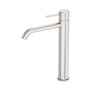 Nero Zen SS316L Tall Basin Mixer, Brushed Nickel