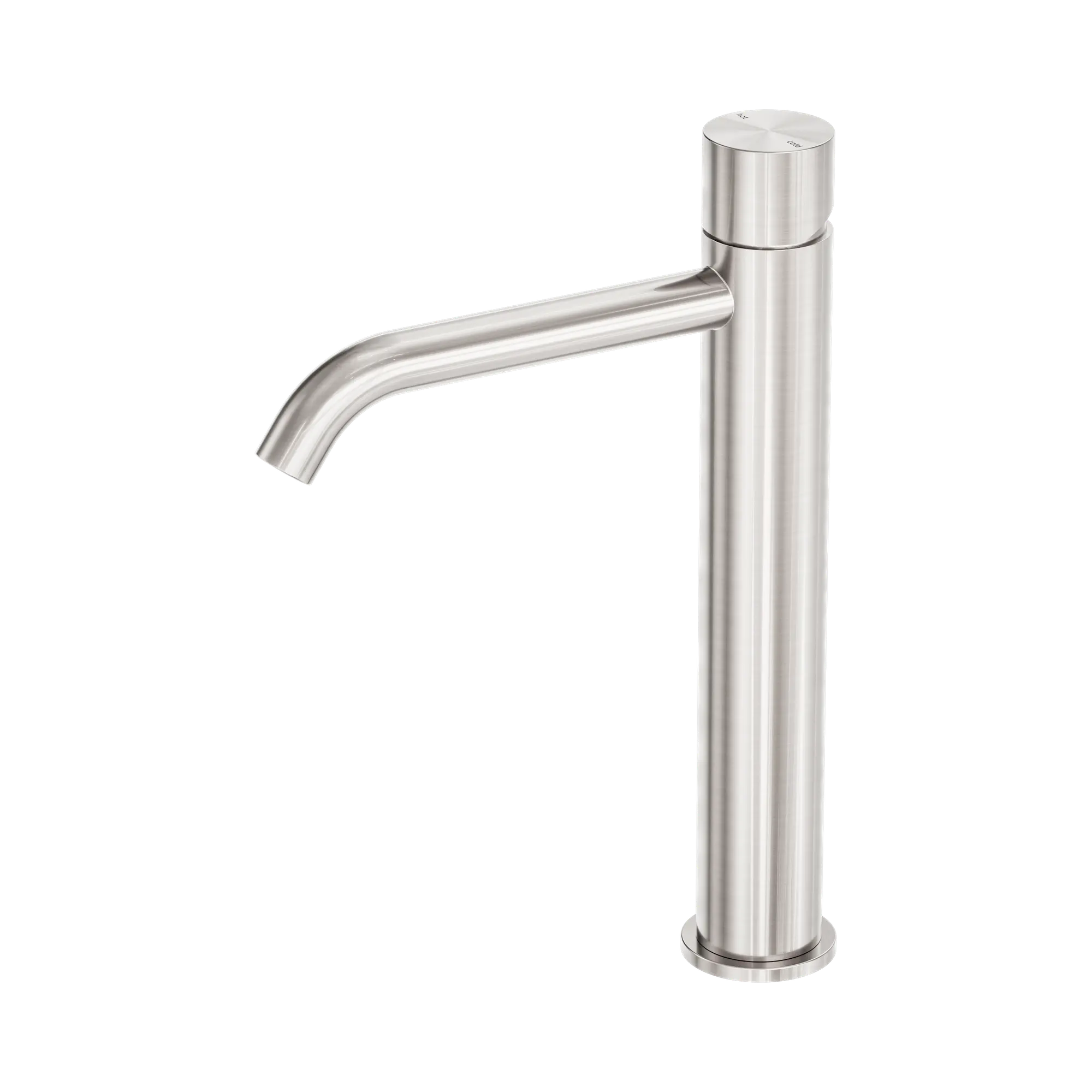 Nero Zen SS316L Tall Basin Mixer Mixer Handles, Brushed Nickel