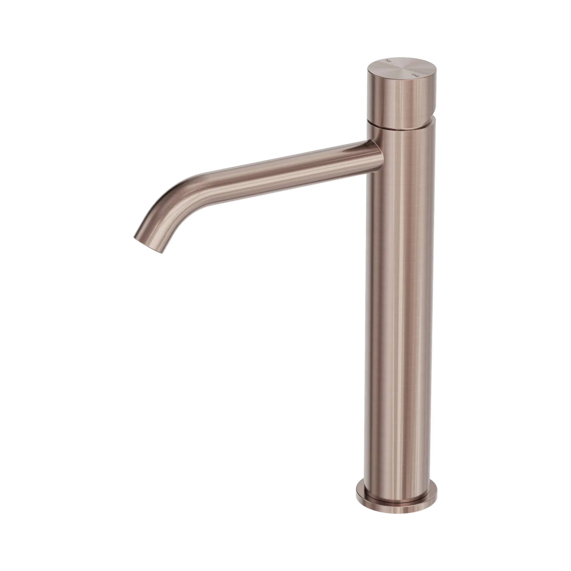 Nero Zen SS316L Tall Basin Mixer Mixer Handles, Brushed Bronze