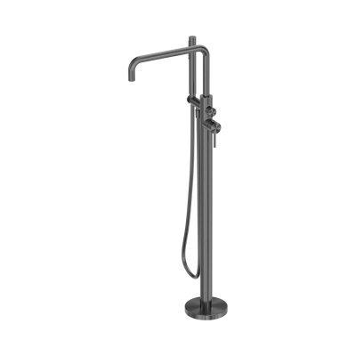 Nero Zen SS316L Freestanding Bath Mixer, Graphite