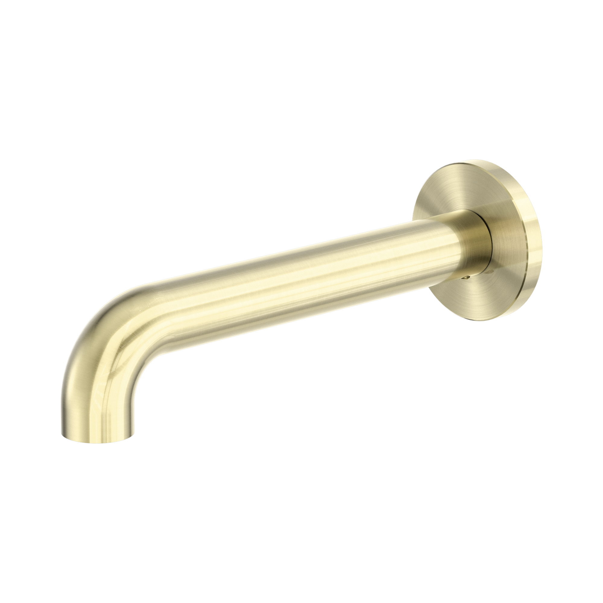 Nero Zen SS316L Round Basin/Bath Spout Only 185mm, Brushed Gold