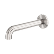 Nero Zen SS316L Round Basin/Bath Spout Only 185mm, Brushed Nickel