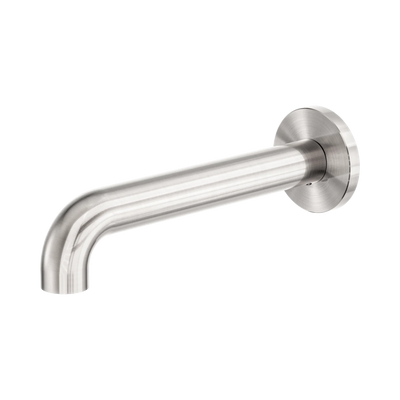 Nero Zen SS316L Round Basin/Bath Spout Only 185mm, Brushed Nickel