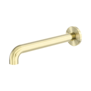 Nero Zen SS316L Round Basin/Bath Spout Only 230mm, Brushed Gold