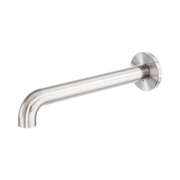 Nero Zen SS316L Round Basin/Bath Spout Only 230mm, Brushed Nickel